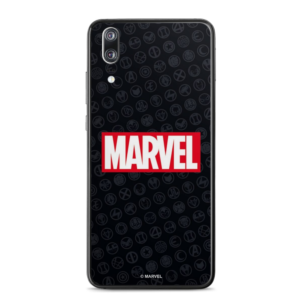 Marvel Logo Black Red 