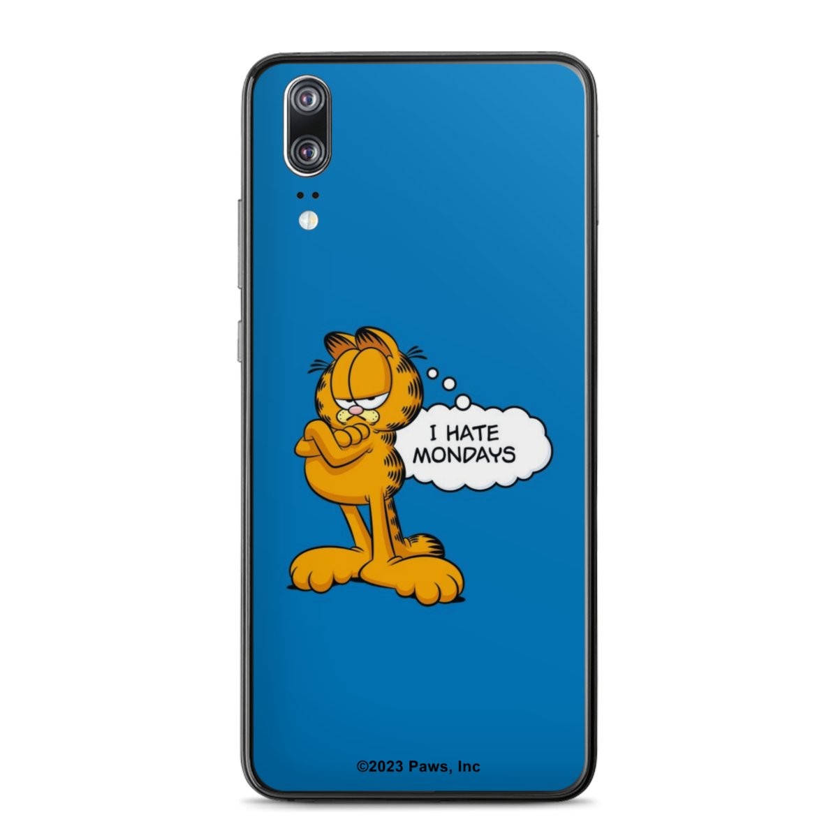 Garfield Ik haat maandagen blauw