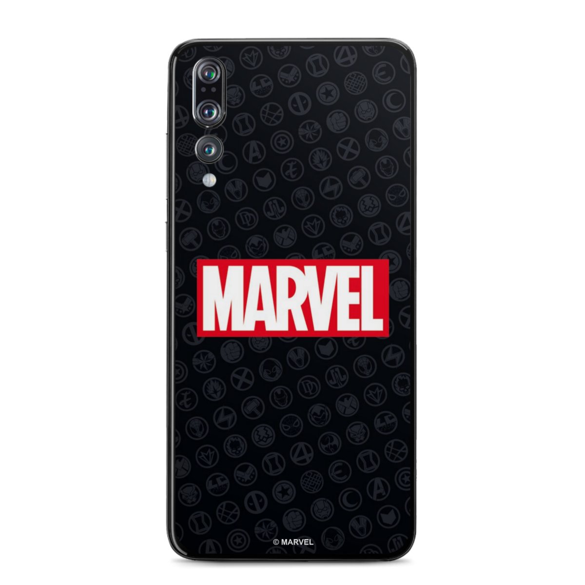 Marvel Logo Black Red 