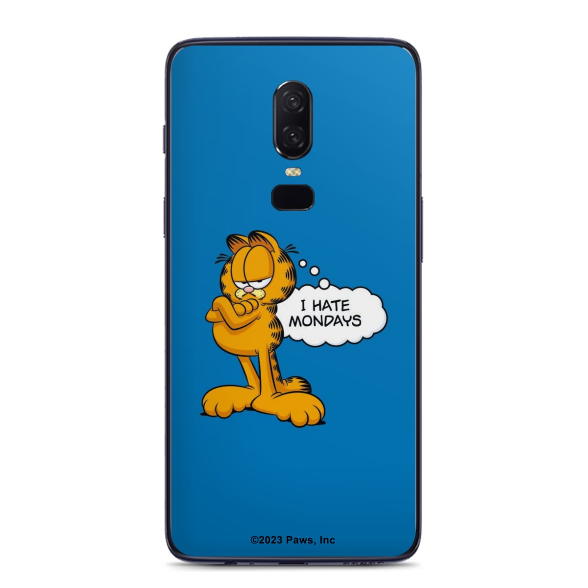 Garfield Ik haat maandagen blauw