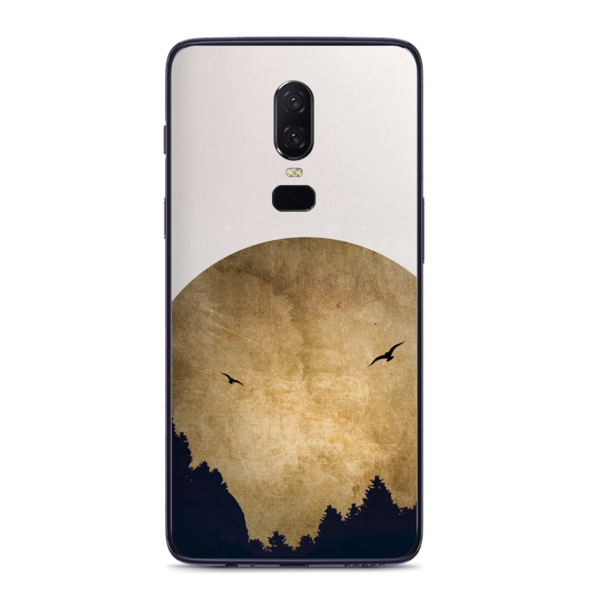 Twee vogels en de maan