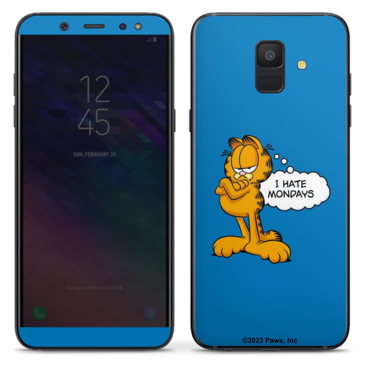 Garfield Ik haat maandagen blauw