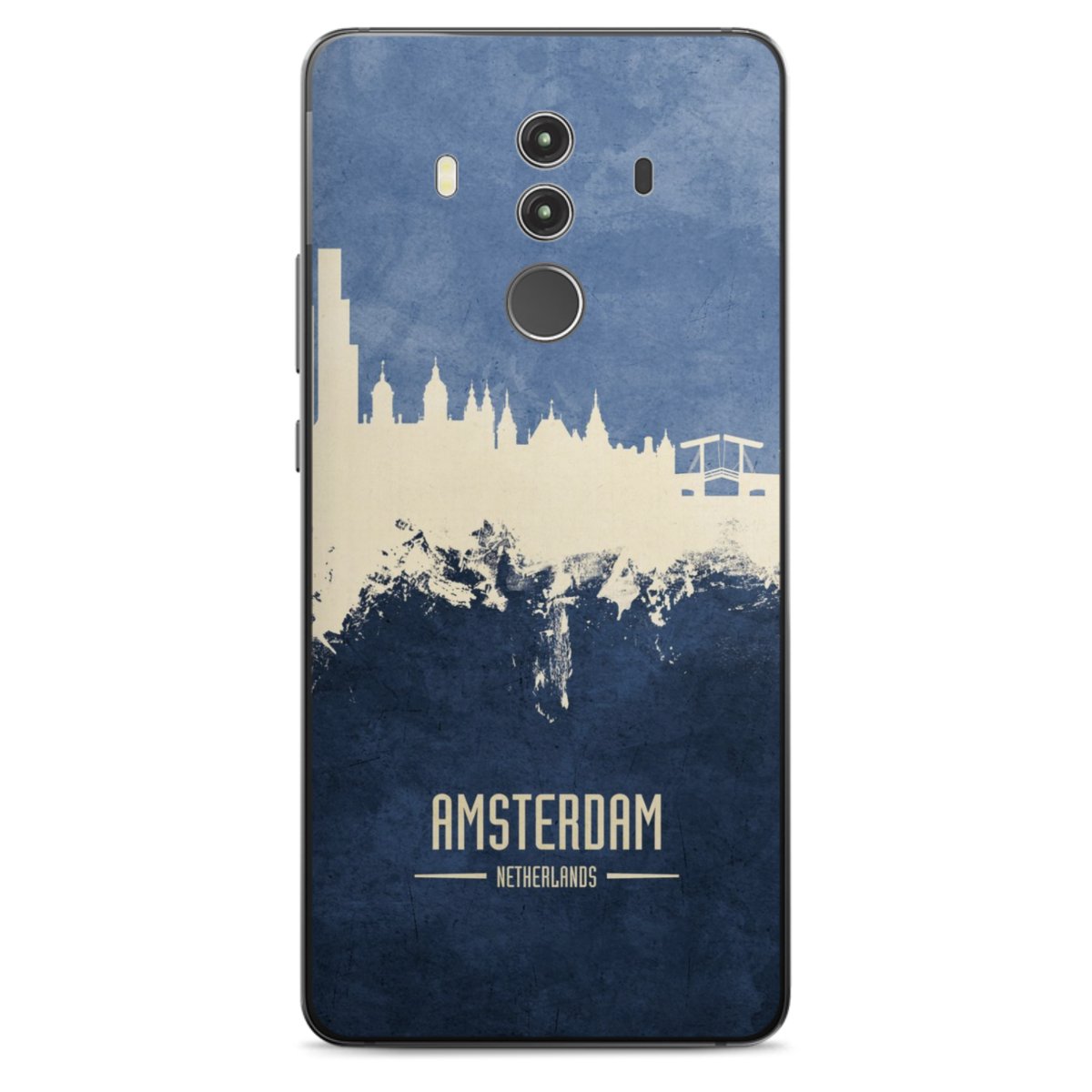 Amsterdam Skyline blauw