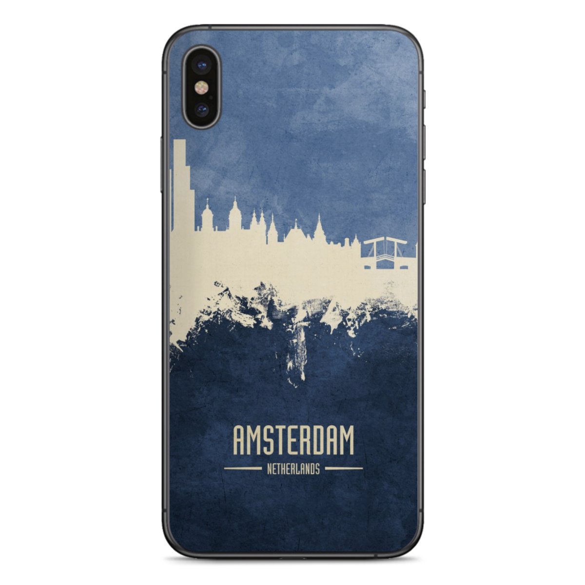 Amsterdam Skyline blauw