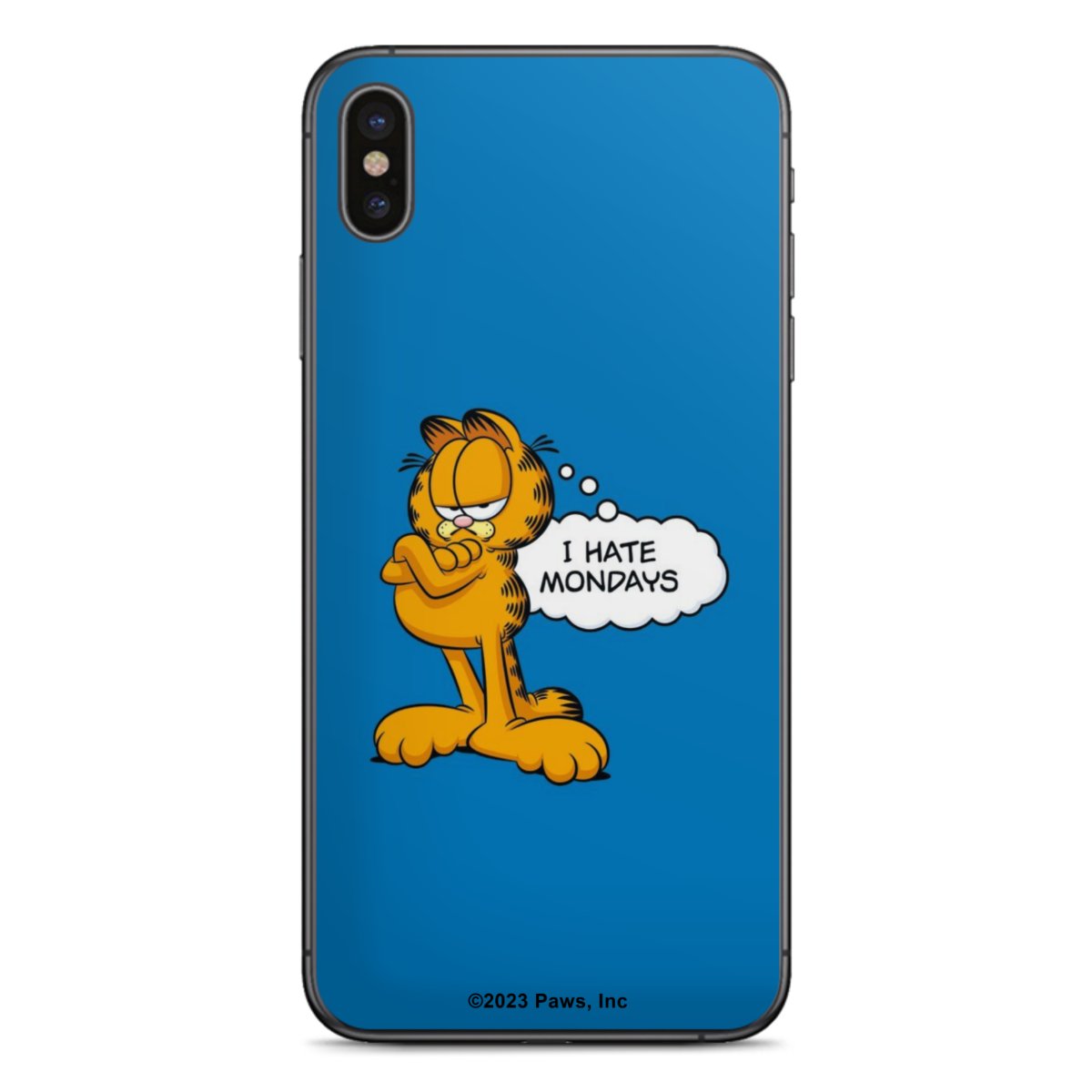 Garfield Ik haat maandagen blauw