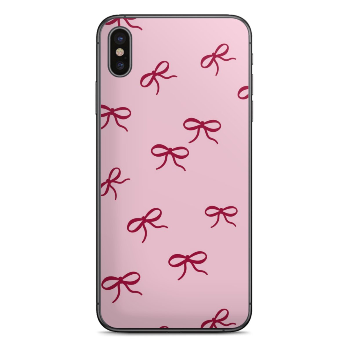 Bows Red Pink Pattern