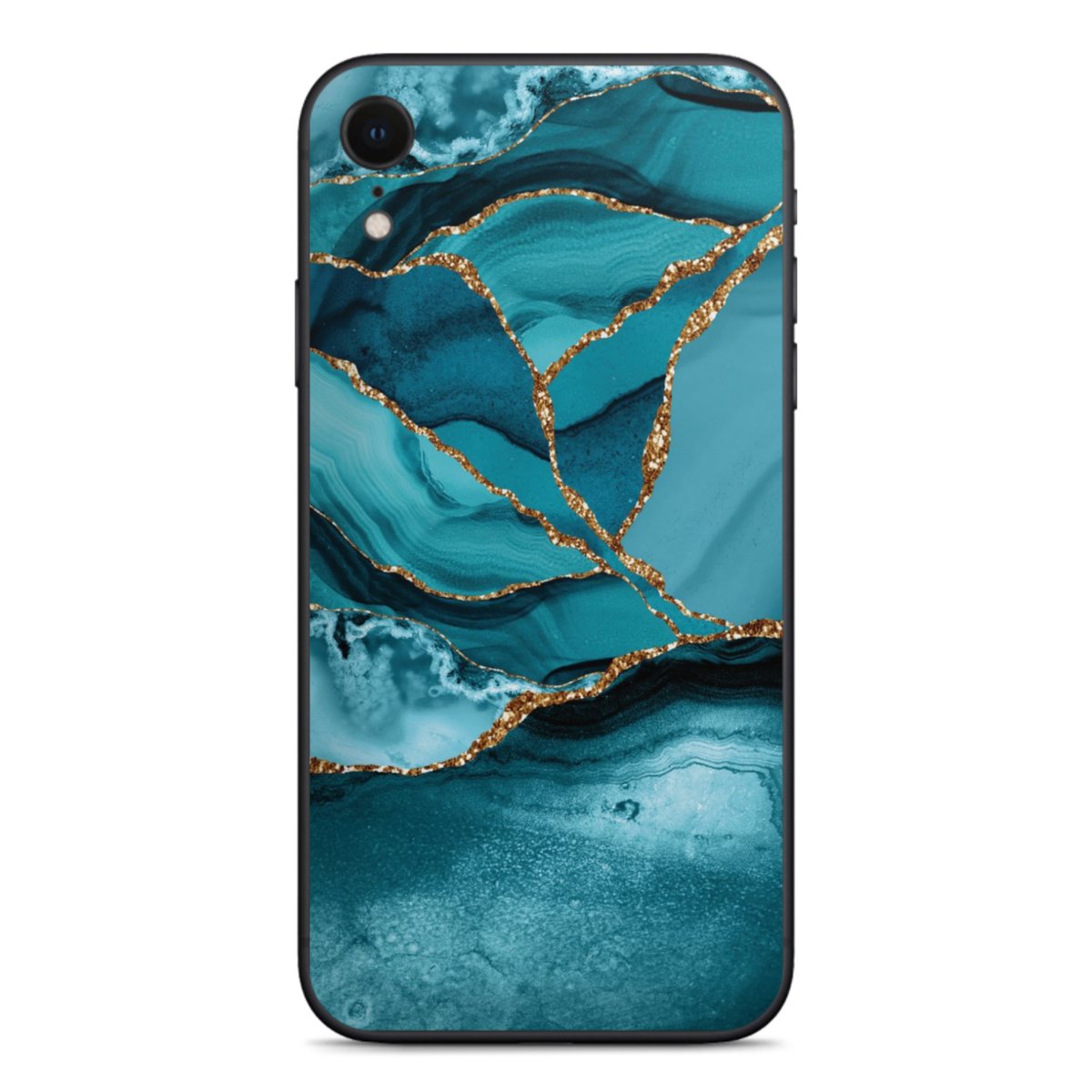 Eisblaue Marmor Landschaft