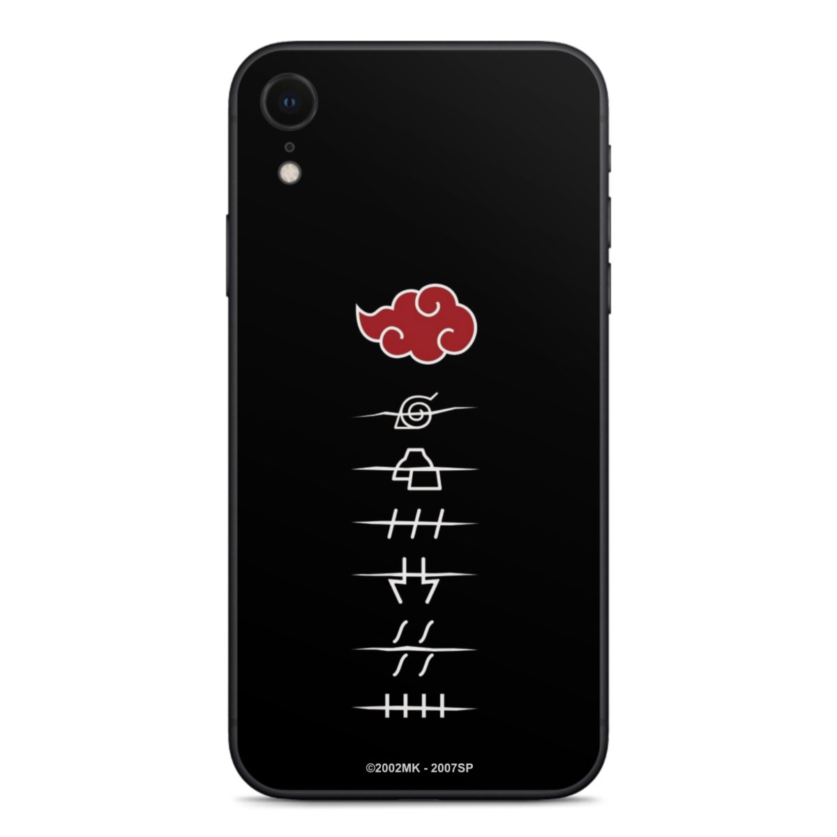 Symboles des membres de l'Akatsuki noirs