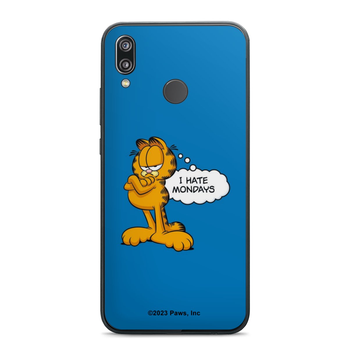 Garfield Ik haat maandagen blauw