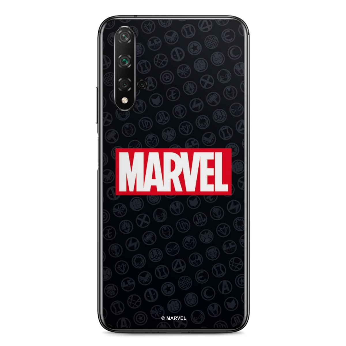 Marvel Logo Black Red 