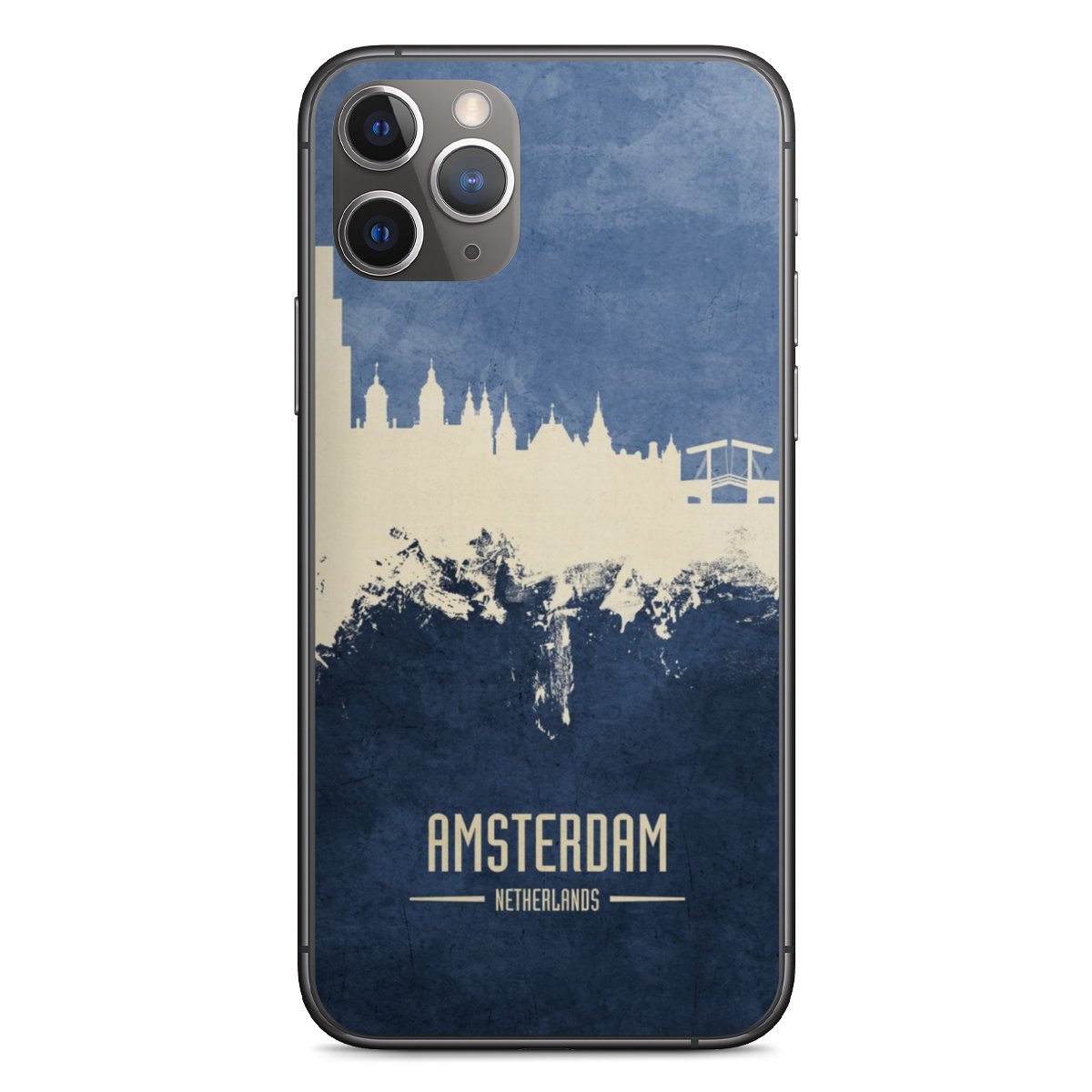 Amsterdam Skyline blauw