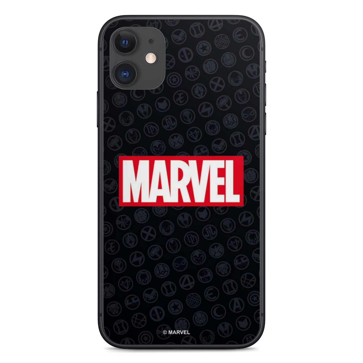 Marvel Logo Black Red 