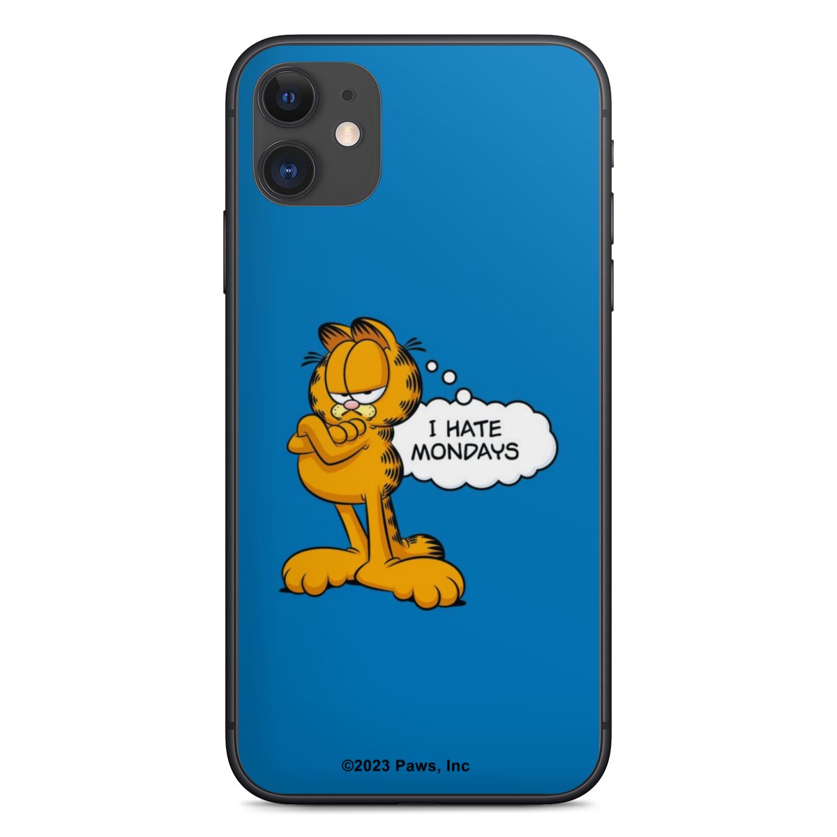 Garfield Ik haat maandagen blauw