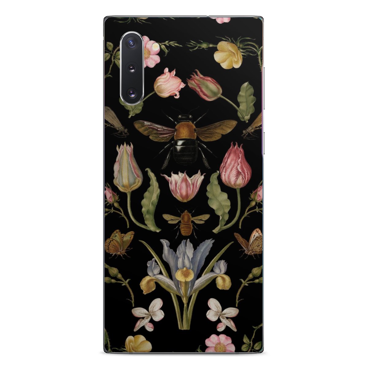 Veldbloemen en Bijen Zwart