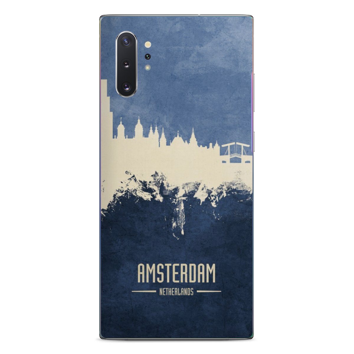 Amsterdam Skyline blauw