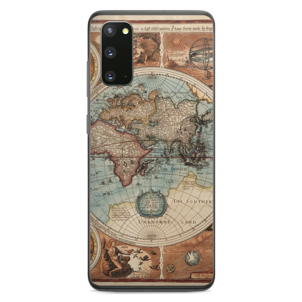 Mappa del mondo vintage