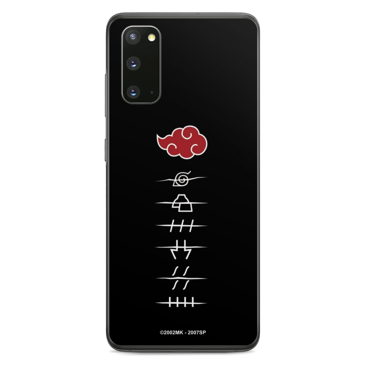 Symboles des membres de l'Akatsuki noirs