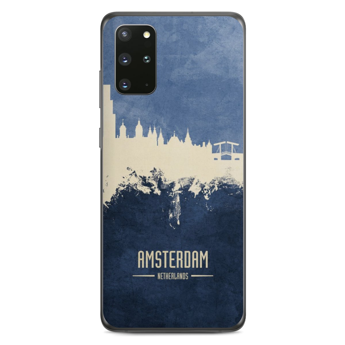 Amsterdam Skyline blauw