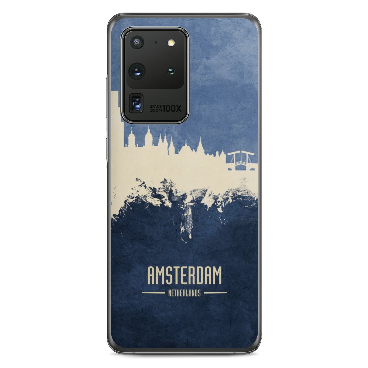 Amsterdam Skyline blauw