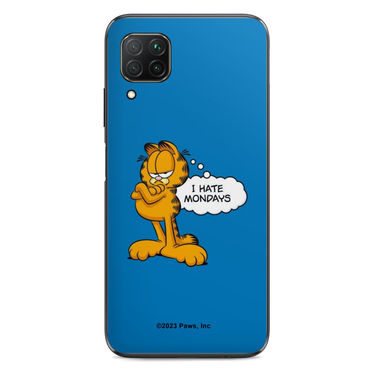 Garfield Ik haat maandagen blauw