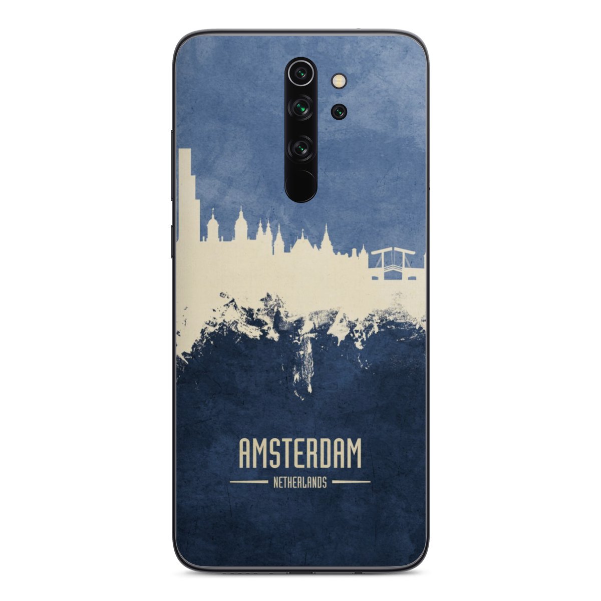 Amsterdam Skyline blauw