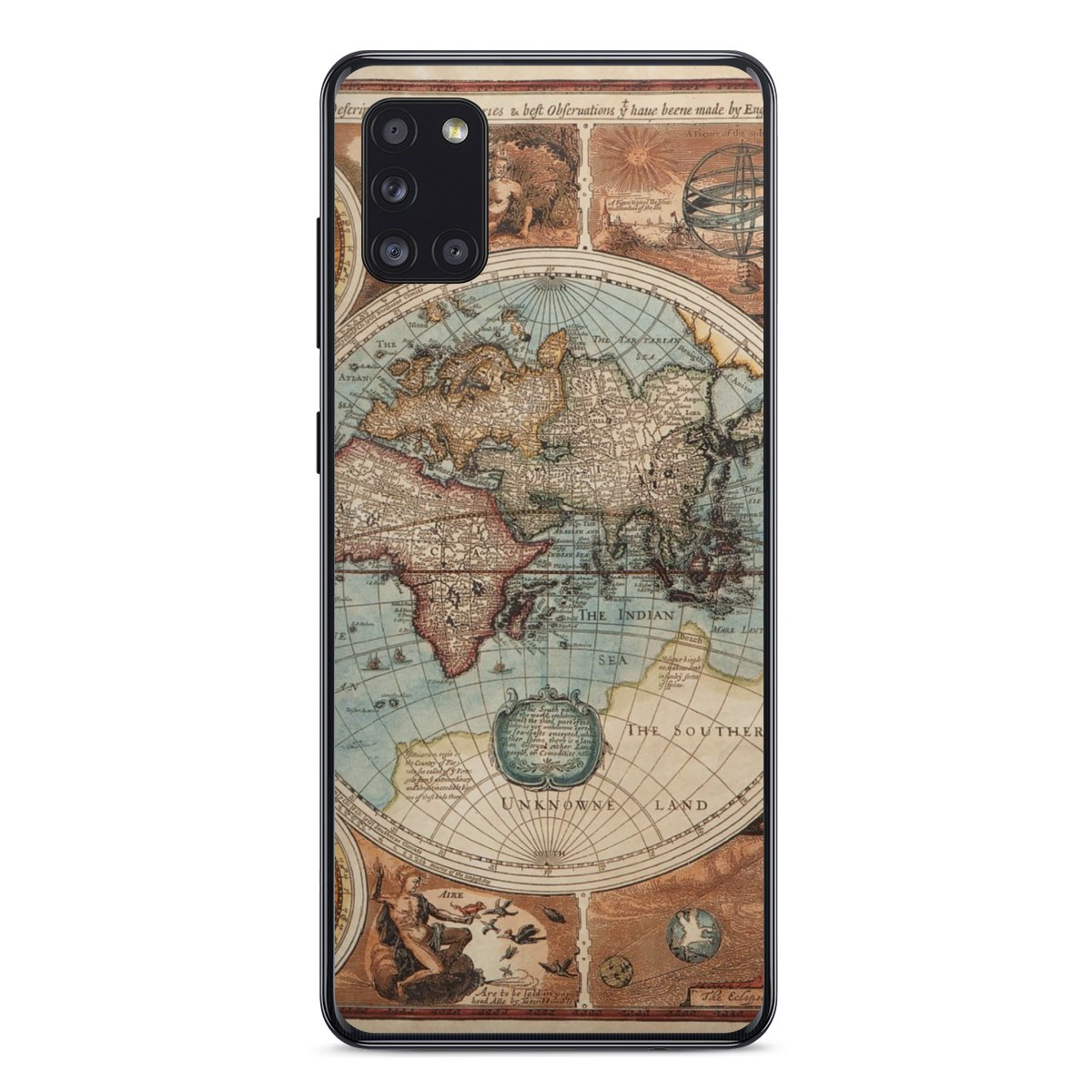 Mappa del mondo vintage