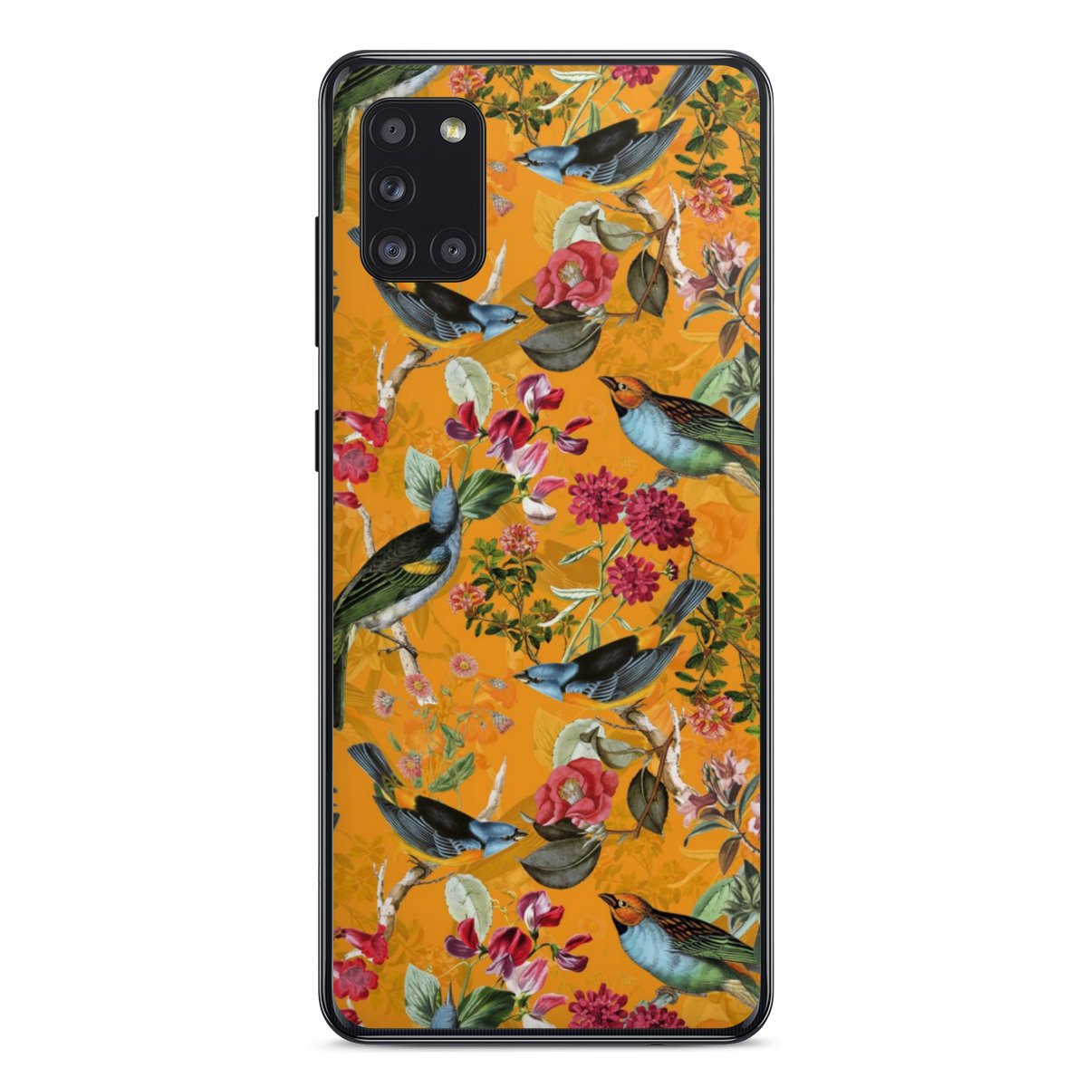 Vogels Bloemen Behang