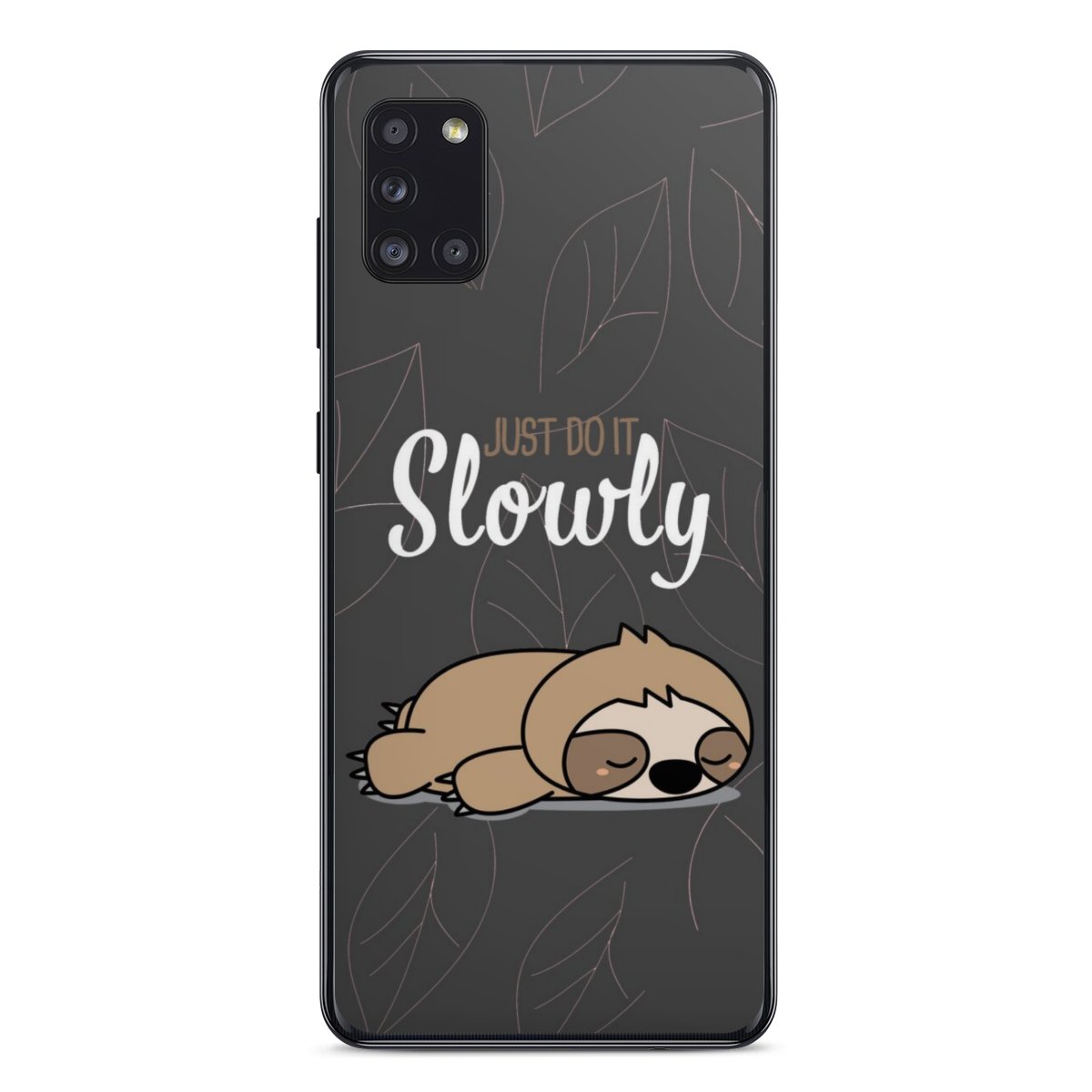 Just Do It Slowly Sloth Grey