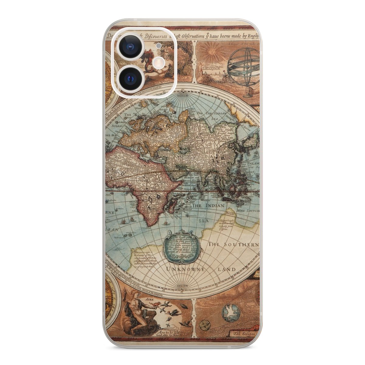 Mappa del mondo vintage