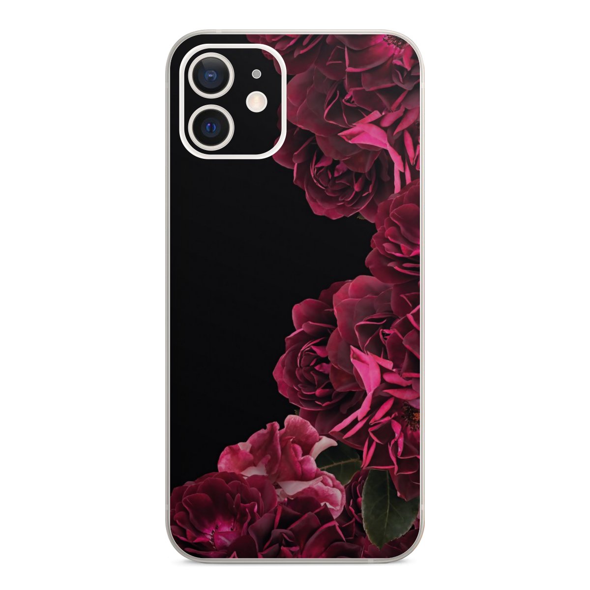 Rose vintage su nero