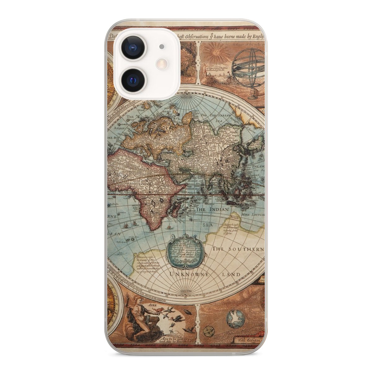 Mappa del mondo vintage