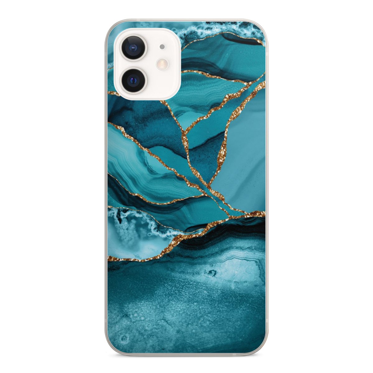 Paesaggio di marmo blu ghiaccio