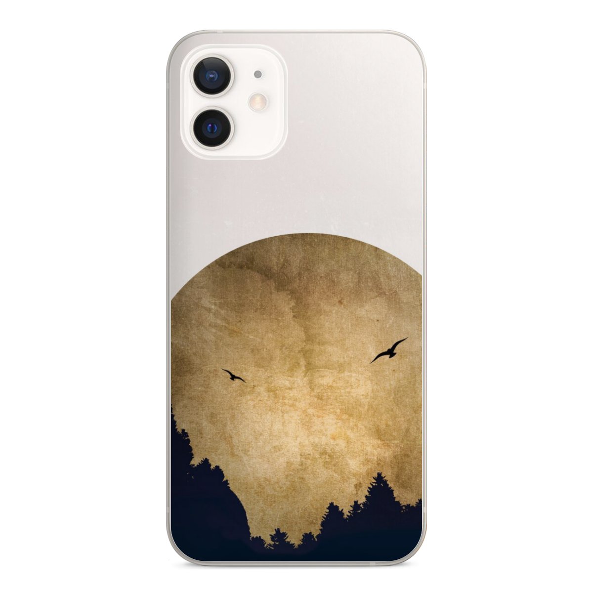 Twee vogels en de maan