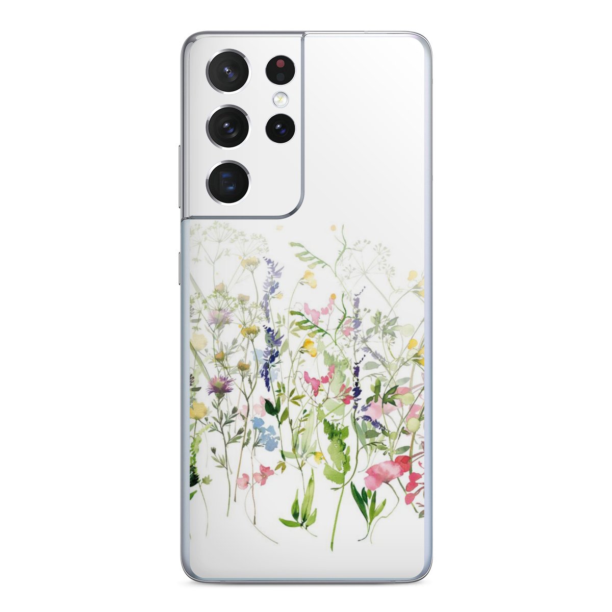 Fleurs de prairie printanières colorées