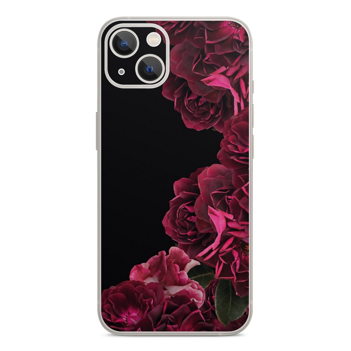 Rose vintage su nero