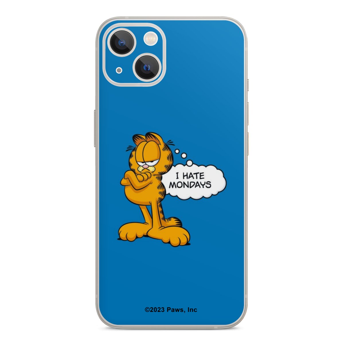 Garfield Ik haat maandagen blauw