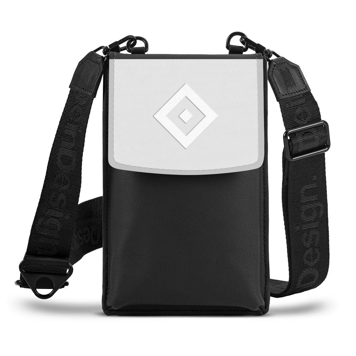 Rauten Logo auf HSV Grau
