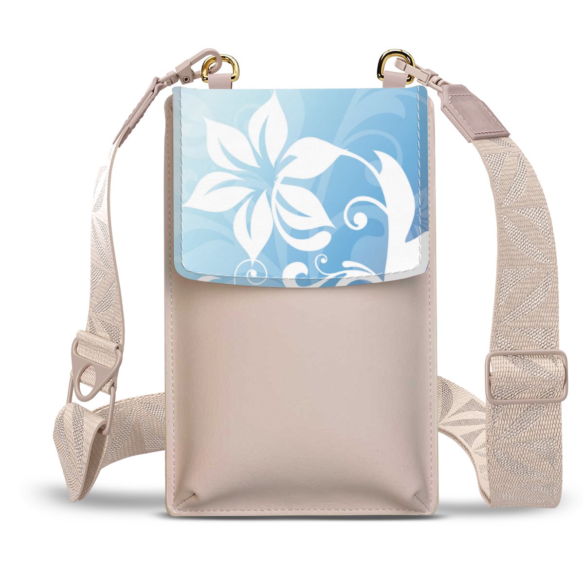 Fleur bleu glacé