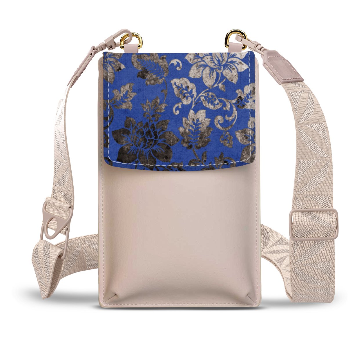 Vintage Argent et Bleu