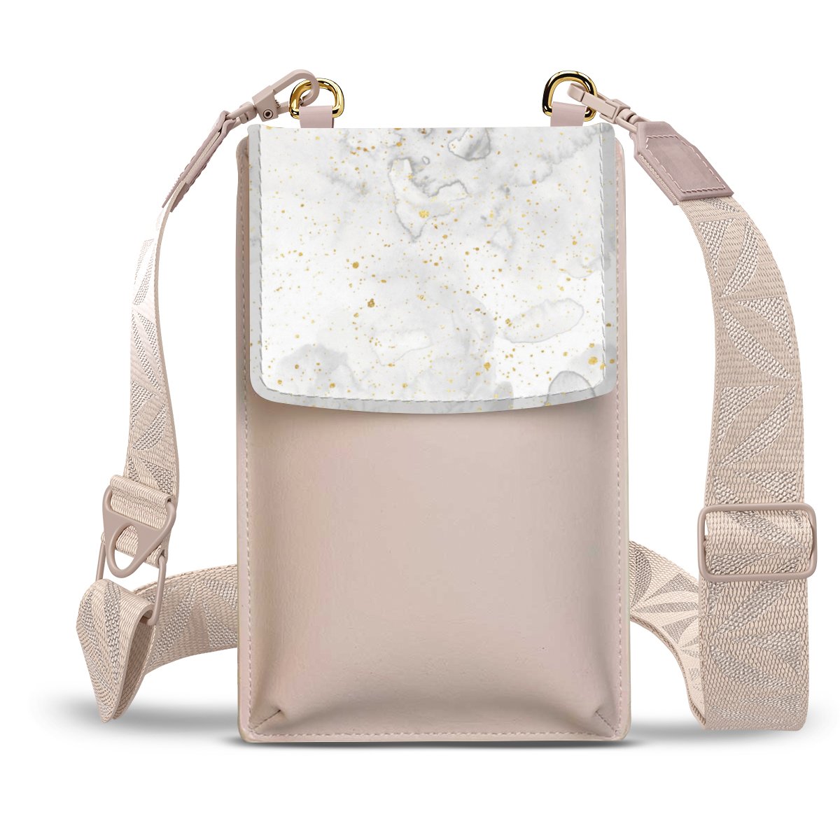 Marble Grey Gold Sparkles Look