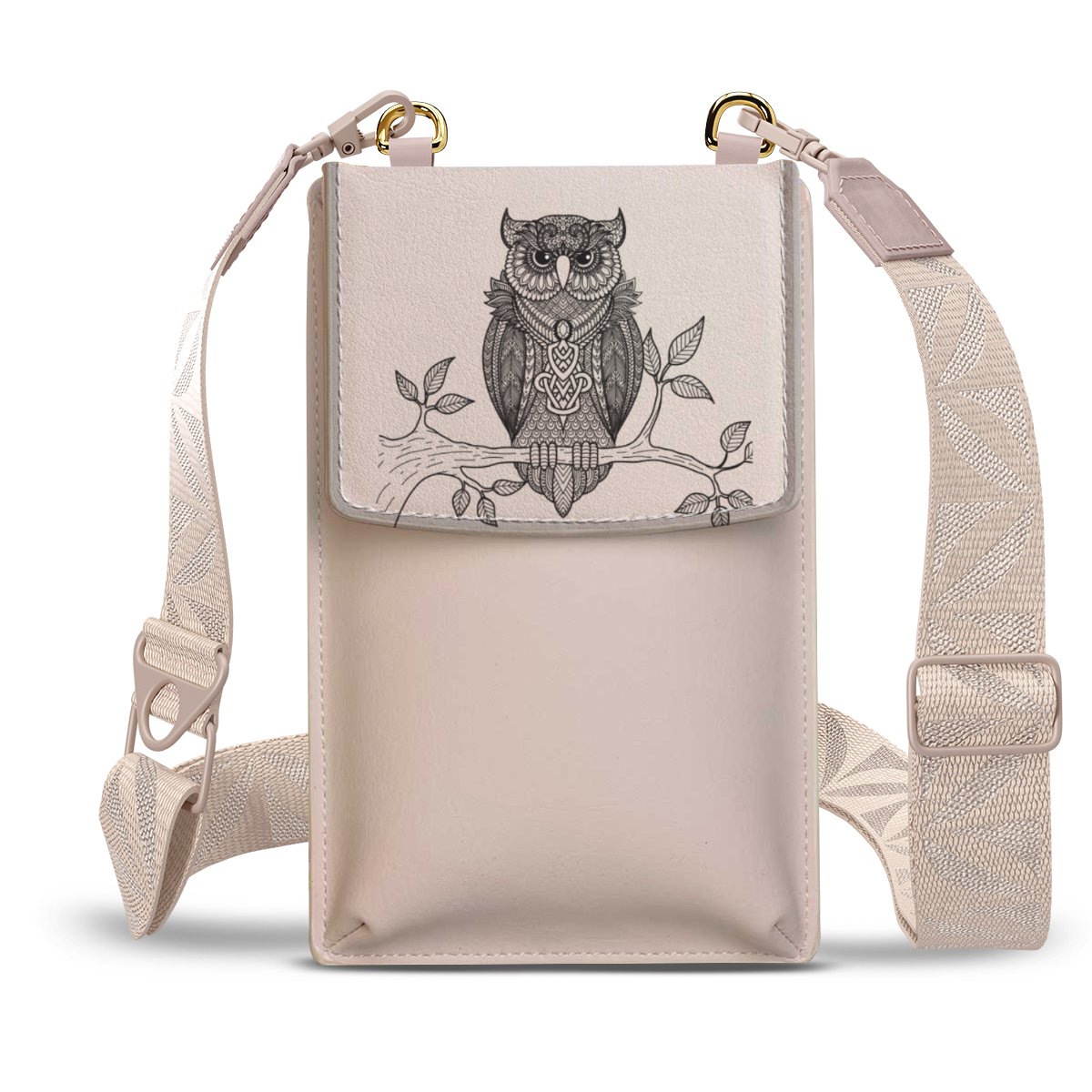 Mandala de hibou sans fond