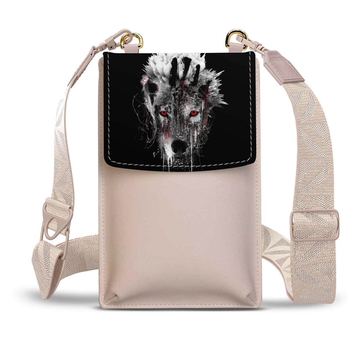 Loup aux yeux rouges