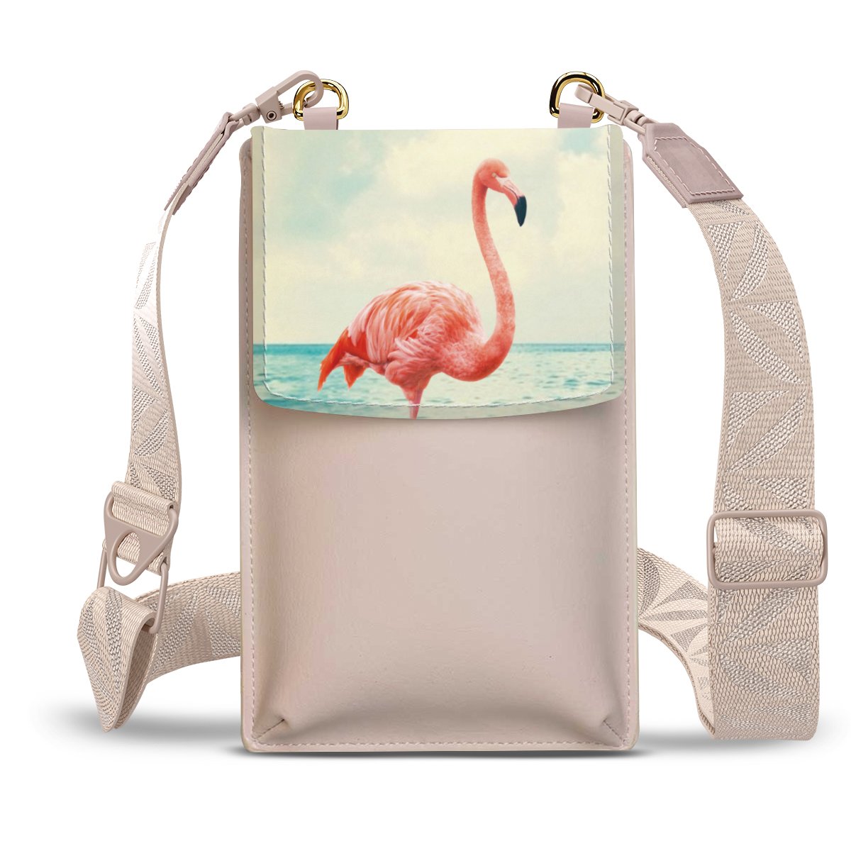 Flamant à la plage