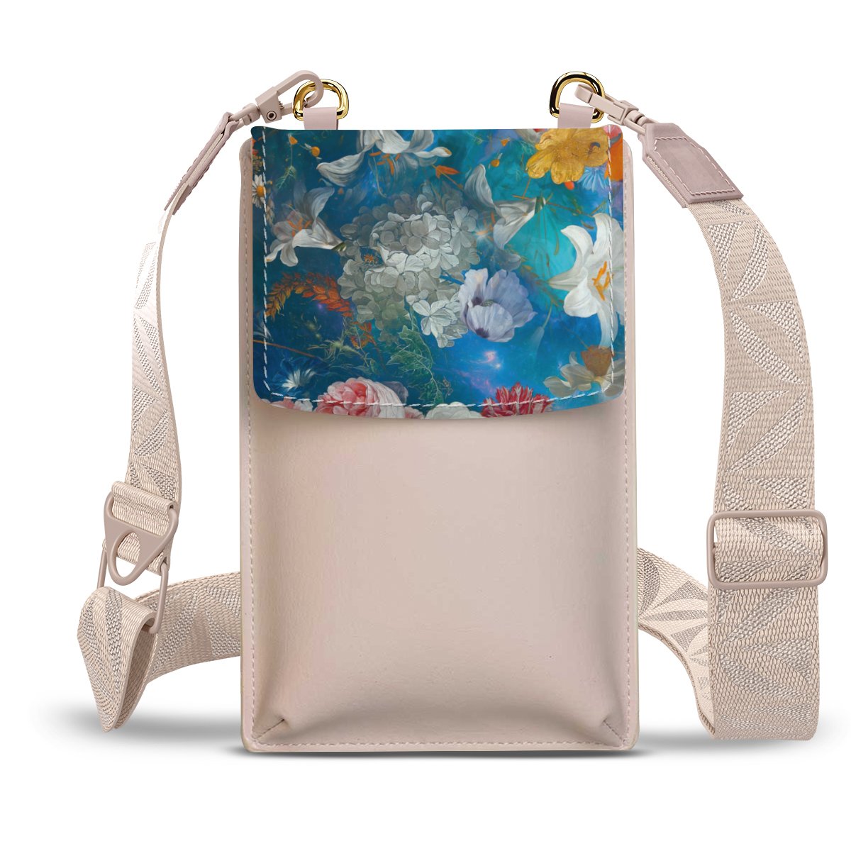 Modello a fiori blu