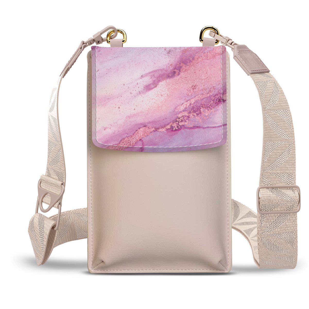 Encre murale en marbre violet