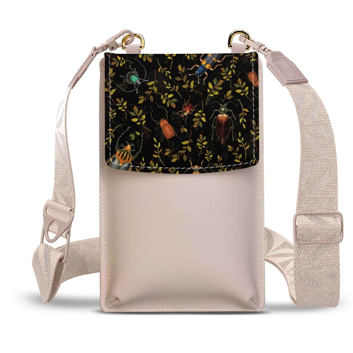 Motif d'insecte noir