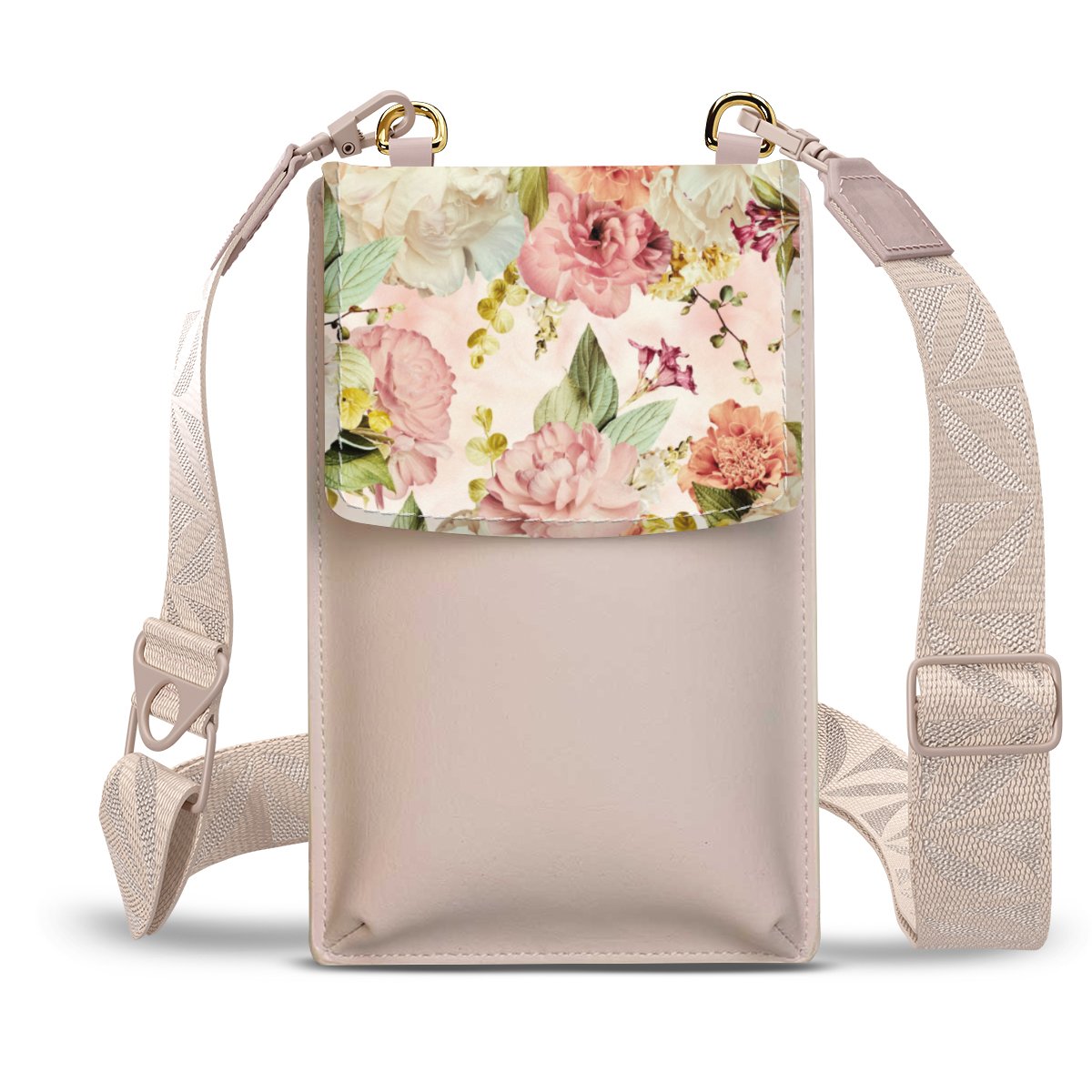 Cornice di fiori peonie