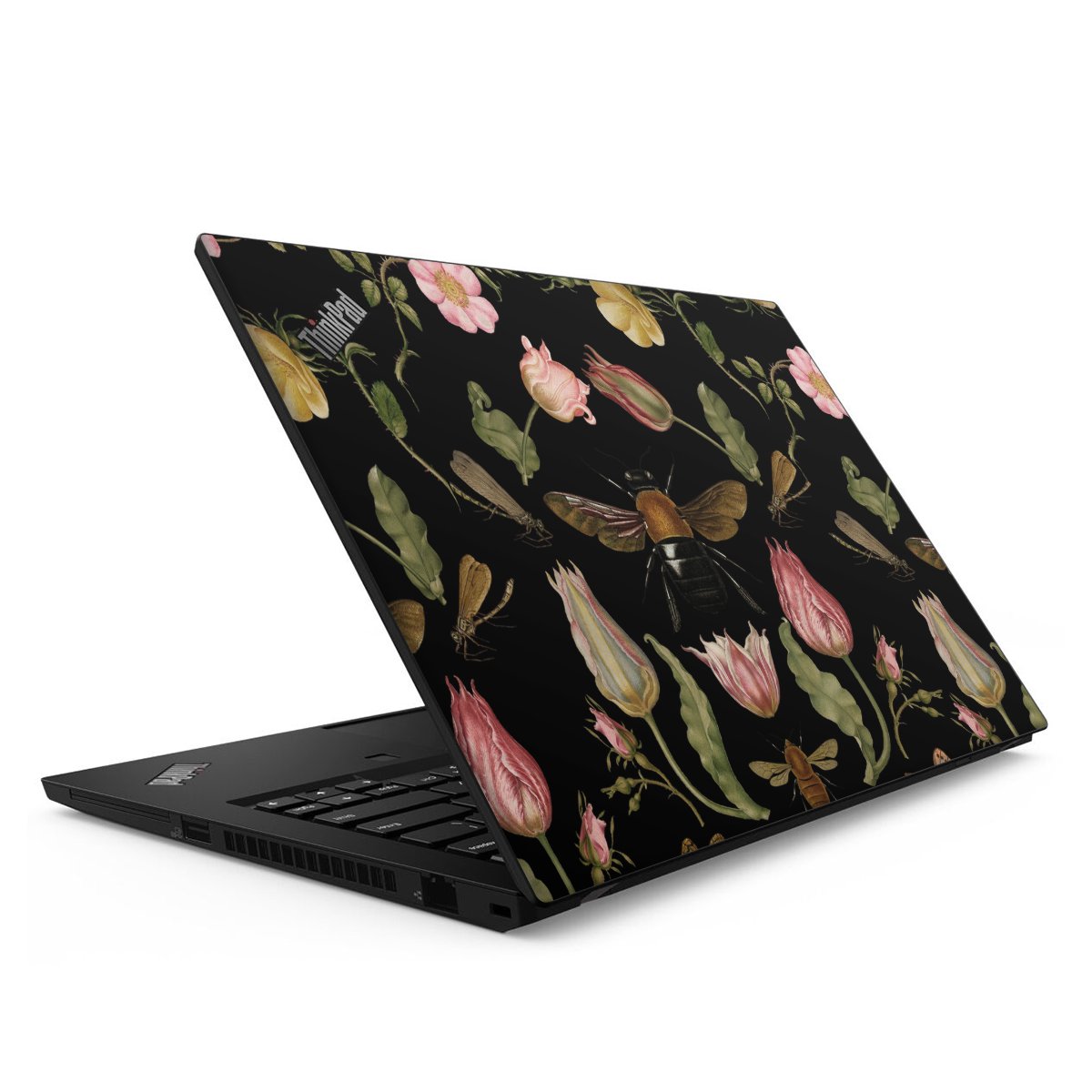 Fiori di campo e api nere