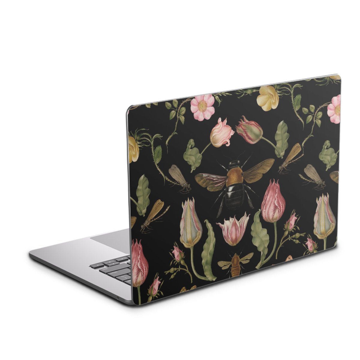 Veldbloemen en Bijen Zwart