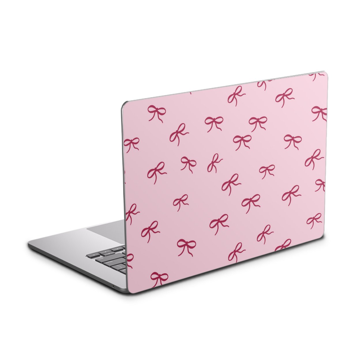 Schleifen Muster Rot Pink